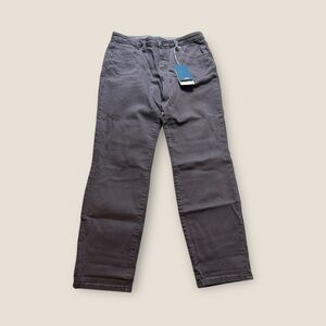 Jag Jeans Women’s Sz 10 Gray Carter Mid Rise Girlfriend 26” Inseam Stretch New